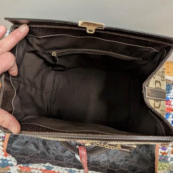 Gucci Boston Treasure Bag in Horsebit Canvas - Picture 15 of 16